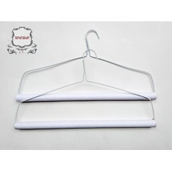 White Drapery Hanger-18" ( inc tube 500pcs,2 box)